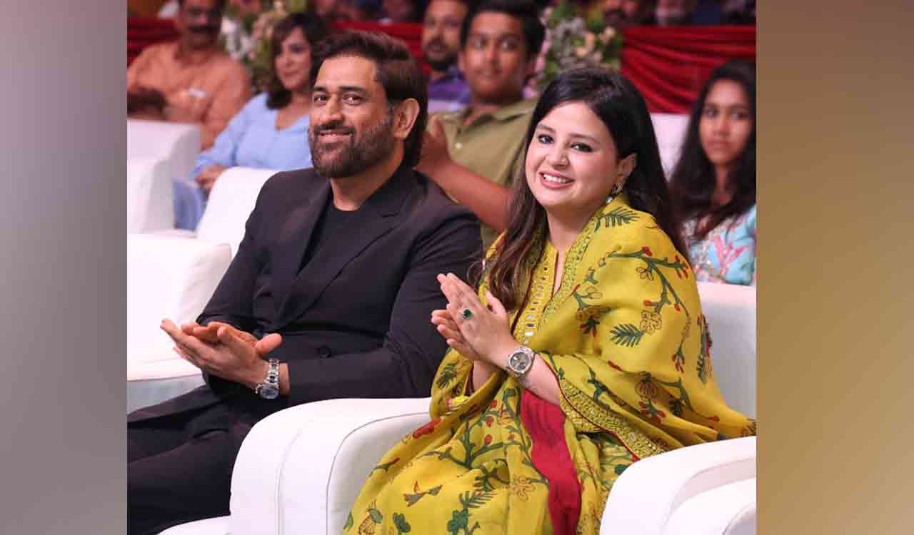 Cricketing legend Dhoni, Sakshi Dhoni launch audio and trailer of ‘LGM’
