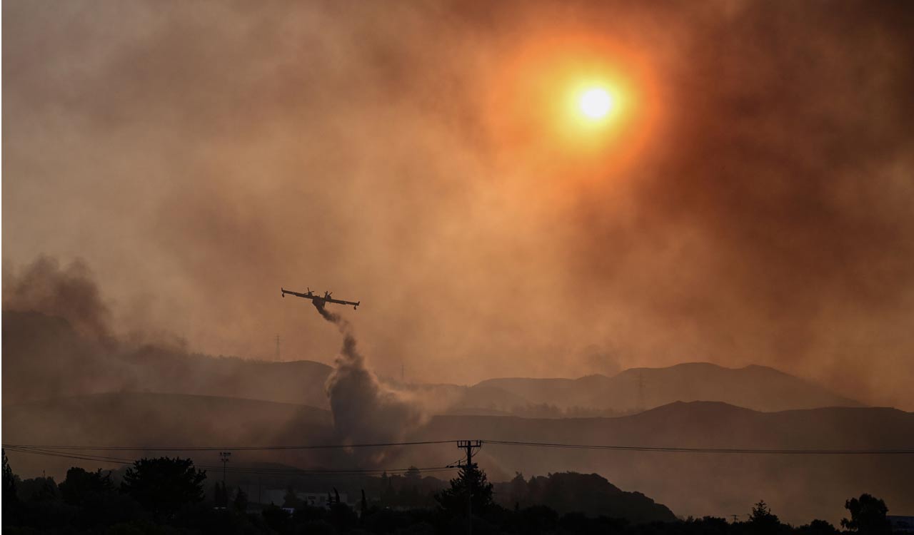 Deadly wildfires across Mediterranean destroy homes, threaten nature reserves