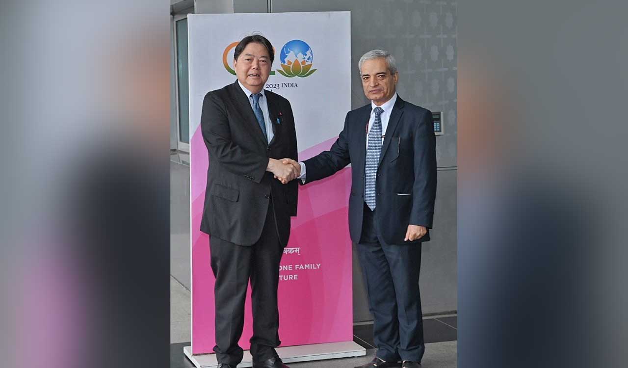 Japanese Foreign Minister Hayashi arrives in Delhi on two-day visit