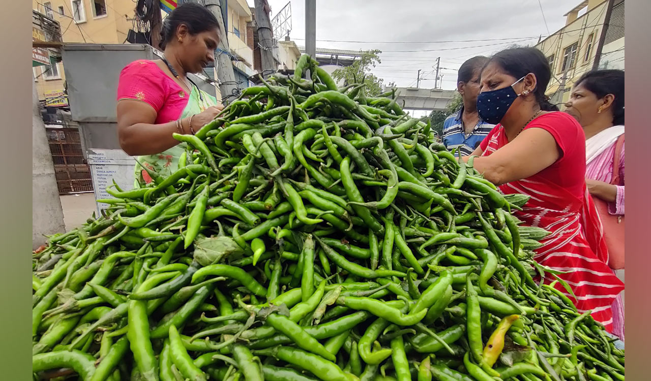 Rising prices of green chillies put pressure on consumer spending