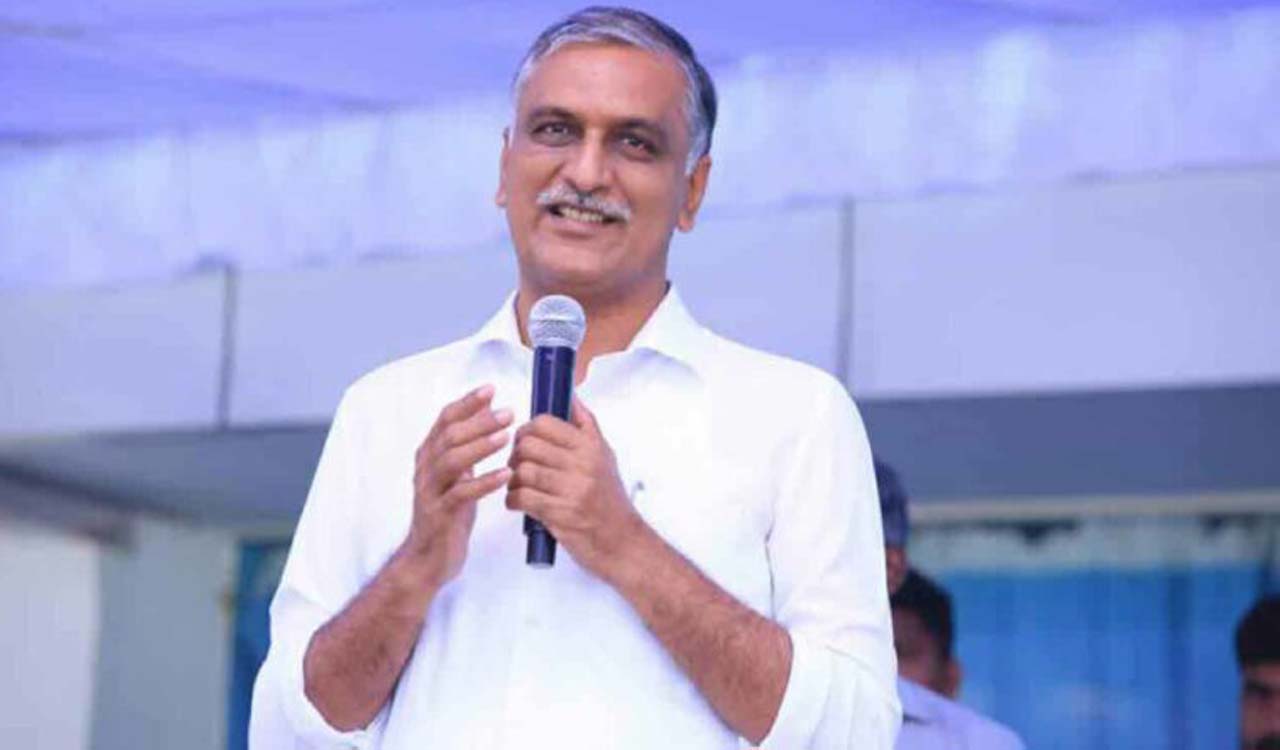 Rahul Gandhi, Scamgress levelling baseless allegations, says Harish Rao