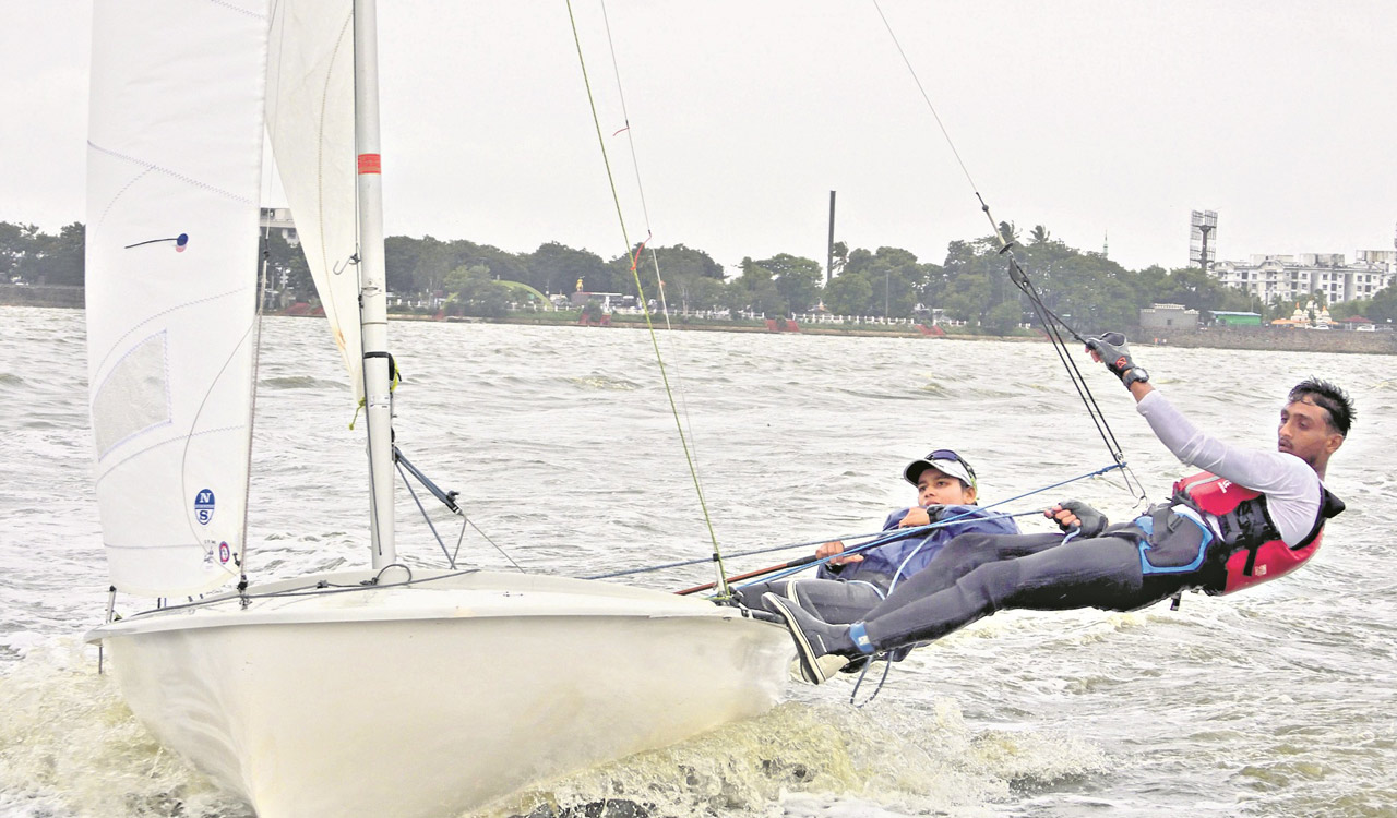 Nancy-Aniraj pair takes lead on Day One of Monsoon Regatta Sailing Championships
