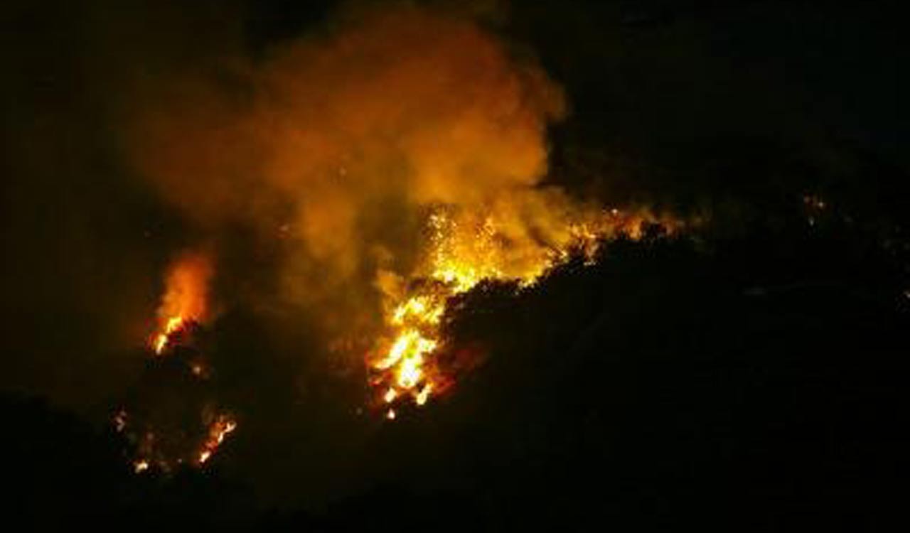 Wildfires, heat, hail ravage Italy
