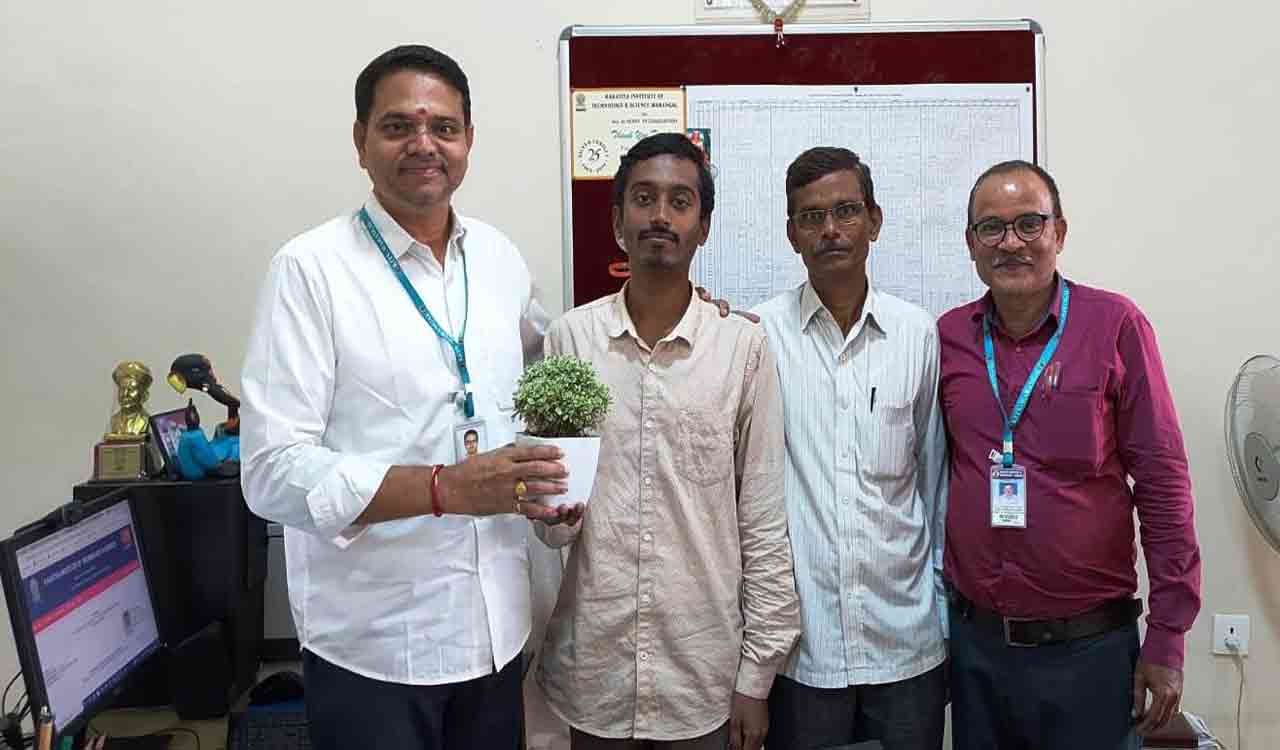 KITSW graduate secures PG Admission in IISc Bangalore