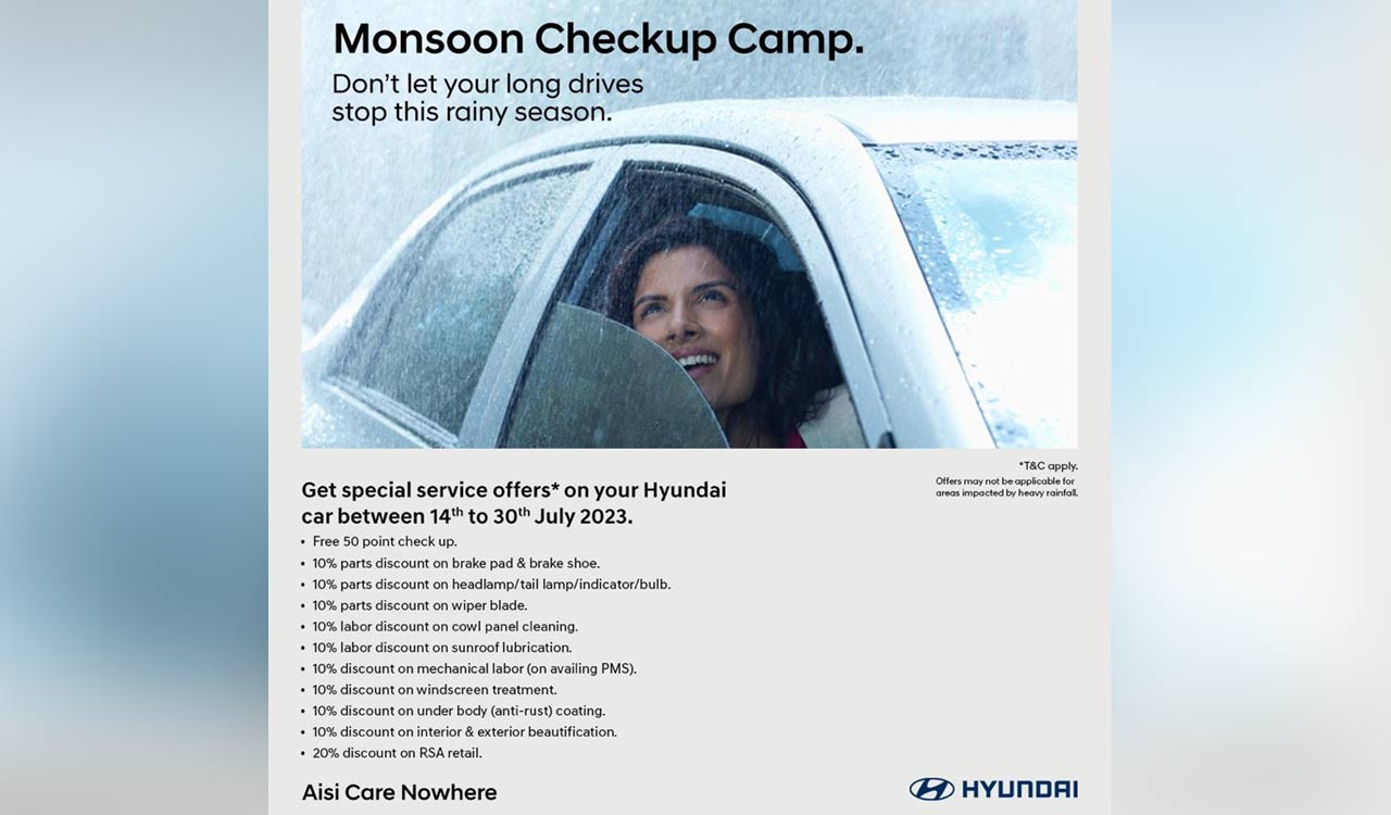 KUN Hyundai announces ‘Monsoon Checkup Camp’ from July 14
