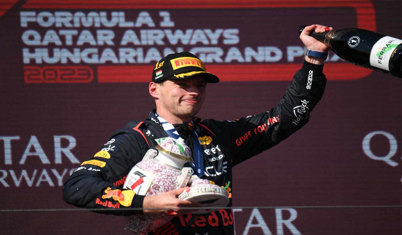 Verstappen Wins Hungarian GP, Gives Red Bull Record 12th Straight Win ...