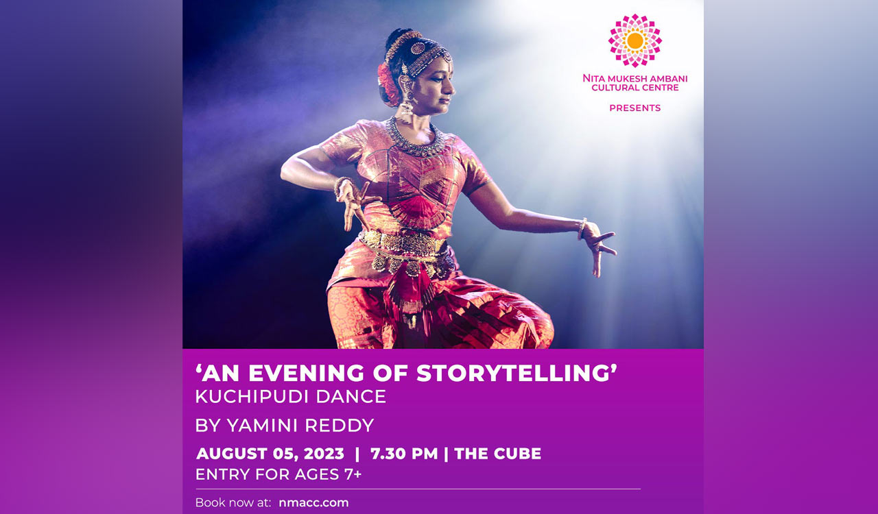 Yamini Reddy all set to present ‘An Evening of Storytelling’ on Aug 5 at NMACC in Mumbai