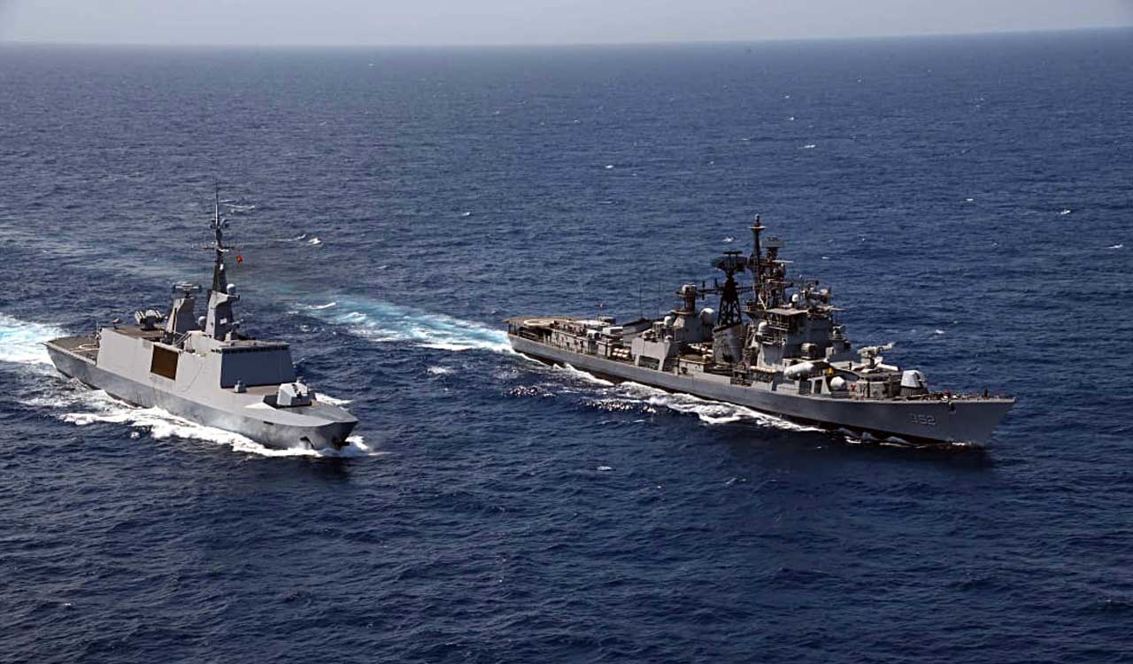India, France navies conduct maritime partnership exercise in Bay of Bengal