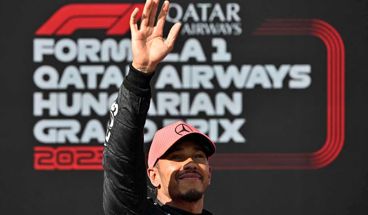 Hamilton ends Verstappen’s string of pole positions in Hungarian GP qualifying