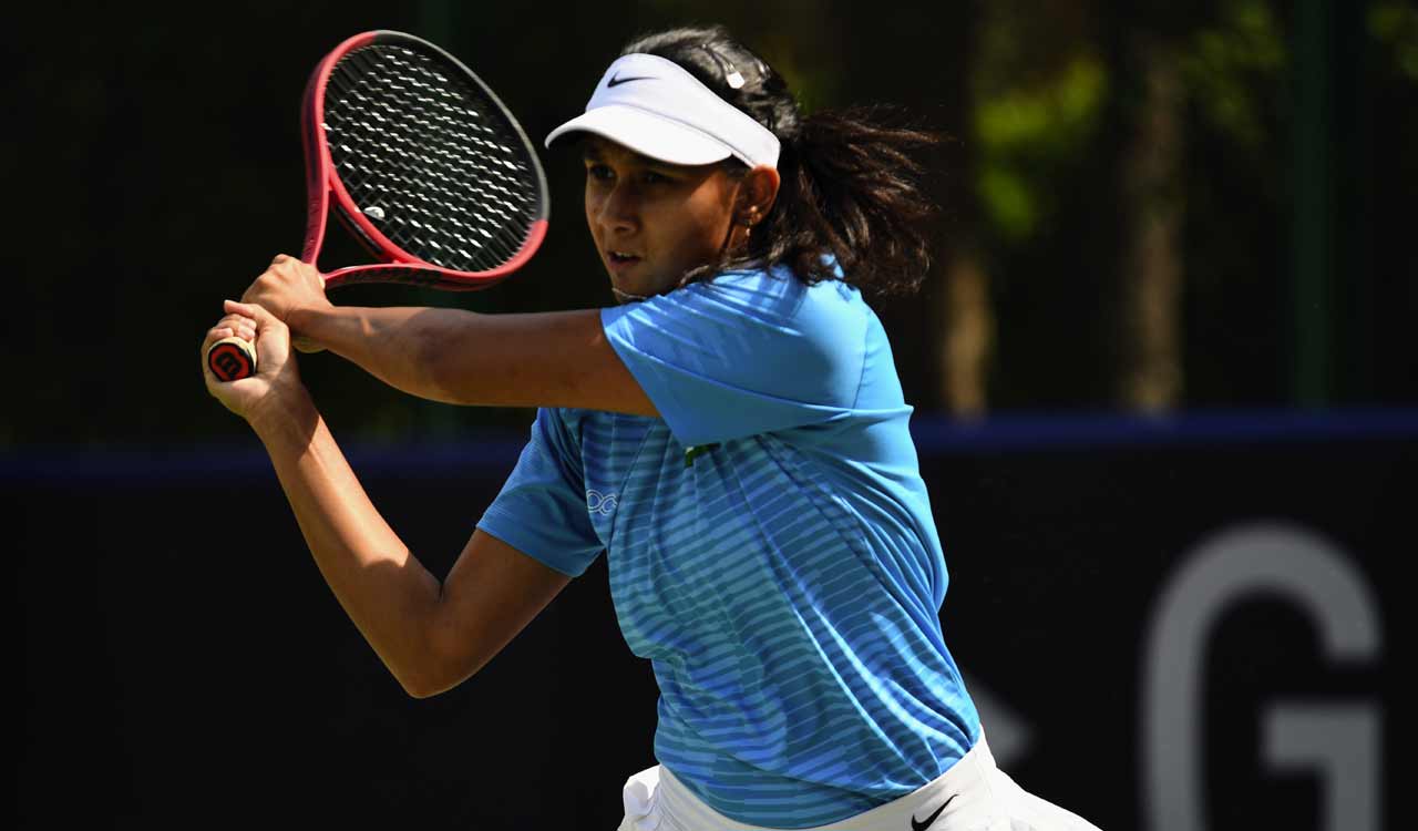 Hyderabad’s Rashmikaa stuns eighth seeded Ikumi in ITF Women’s tennis tournament
