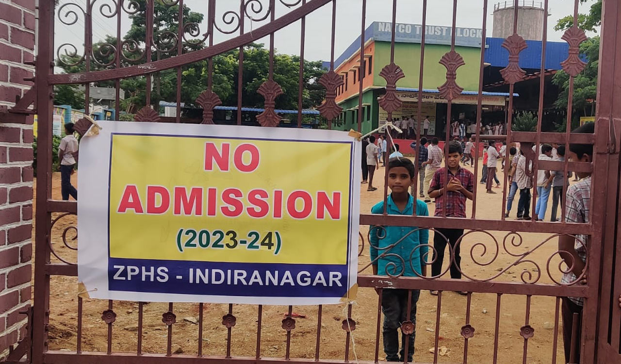 At this Govt school in Telangana, recommendation letter will not get you admission