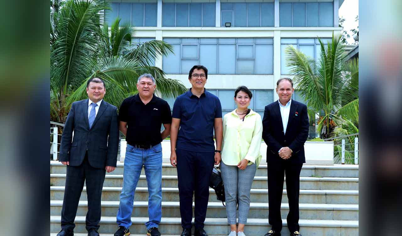 Kyrgyzstan’s Dy Prime Minister visits T-Hub along with high-level delegation