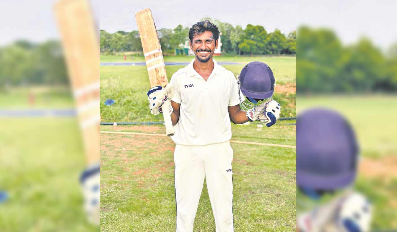 Kritin, Akash hit double centuries in HCA B Division two-day league