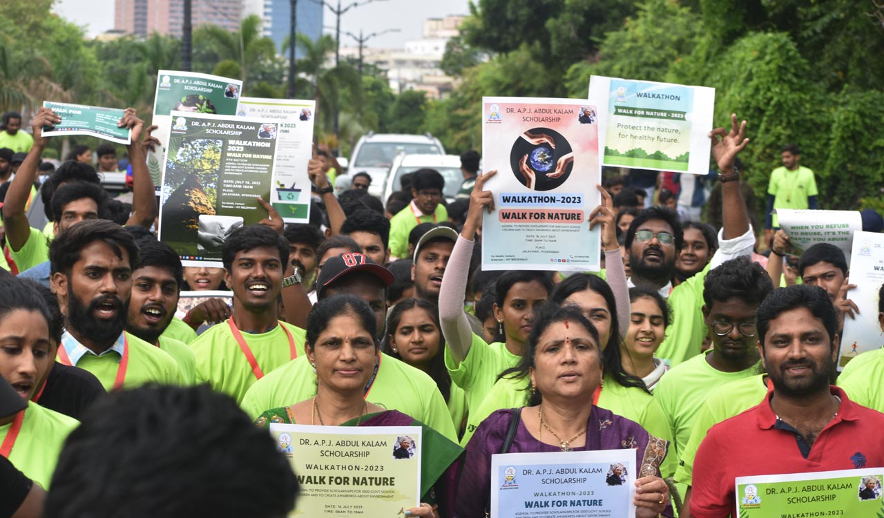 Hyderabad: Aasya Foundation organises Walkathon at Jalavihar