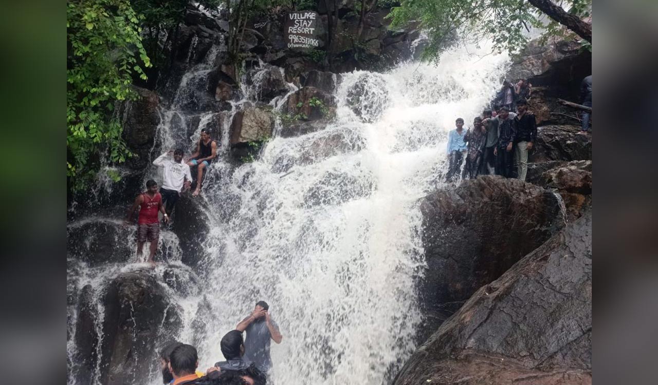 Watch: Raikal waterfalls in Telangana comes alive