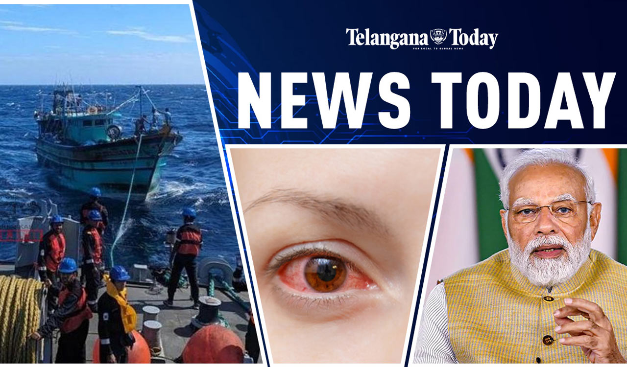 News Today: Conjunctivitis Spread, Modi Abroad Settlement, And Monsoon Fruits