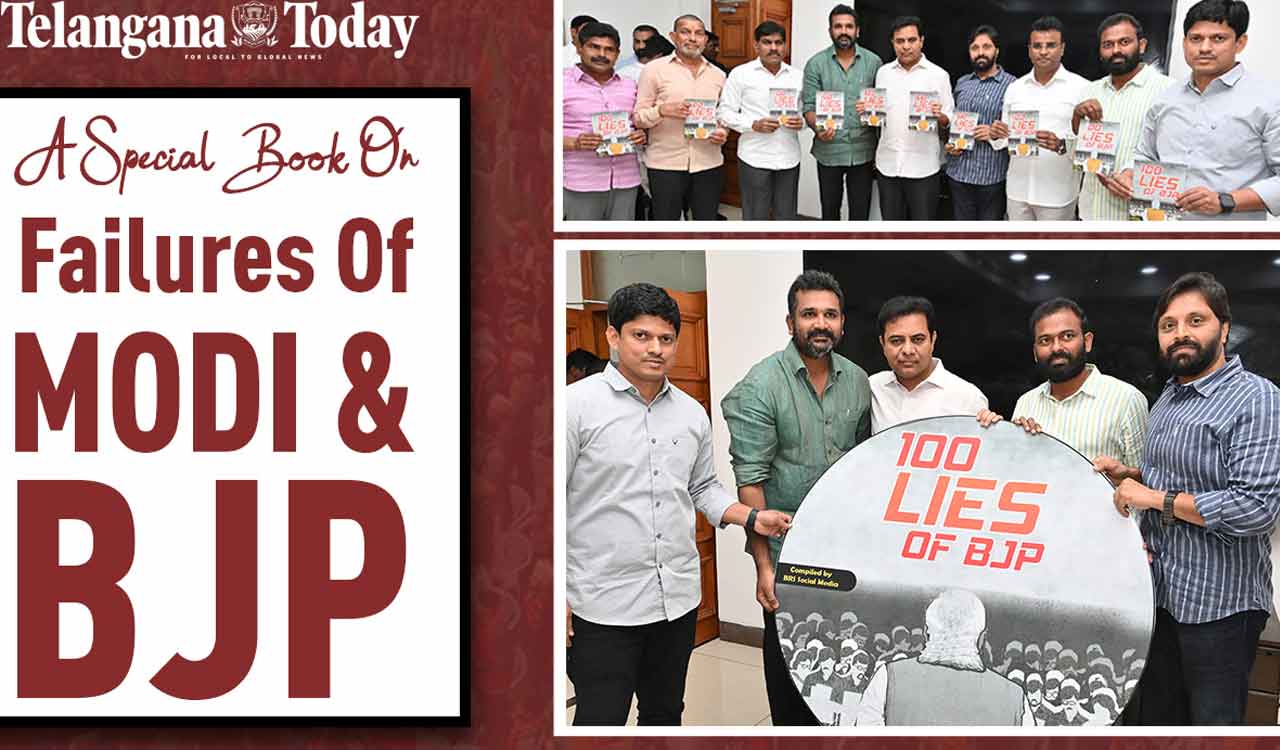 100 Lies Of BJP: A New Booklet Launched By KT Rama Rao Against BJP