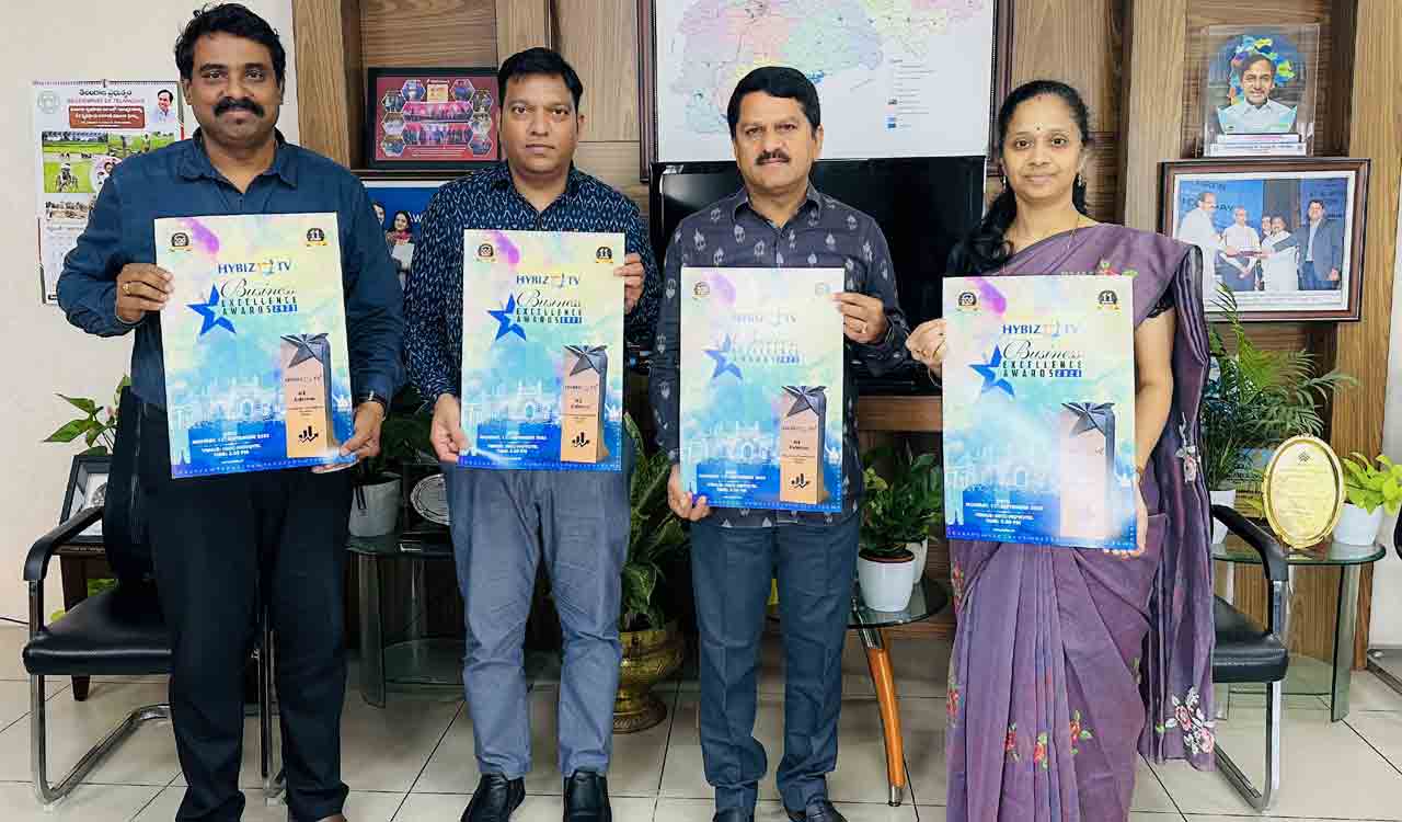 1st Edition of Hybiz Tv Business Excellence Awards 2023 Poster Launch
