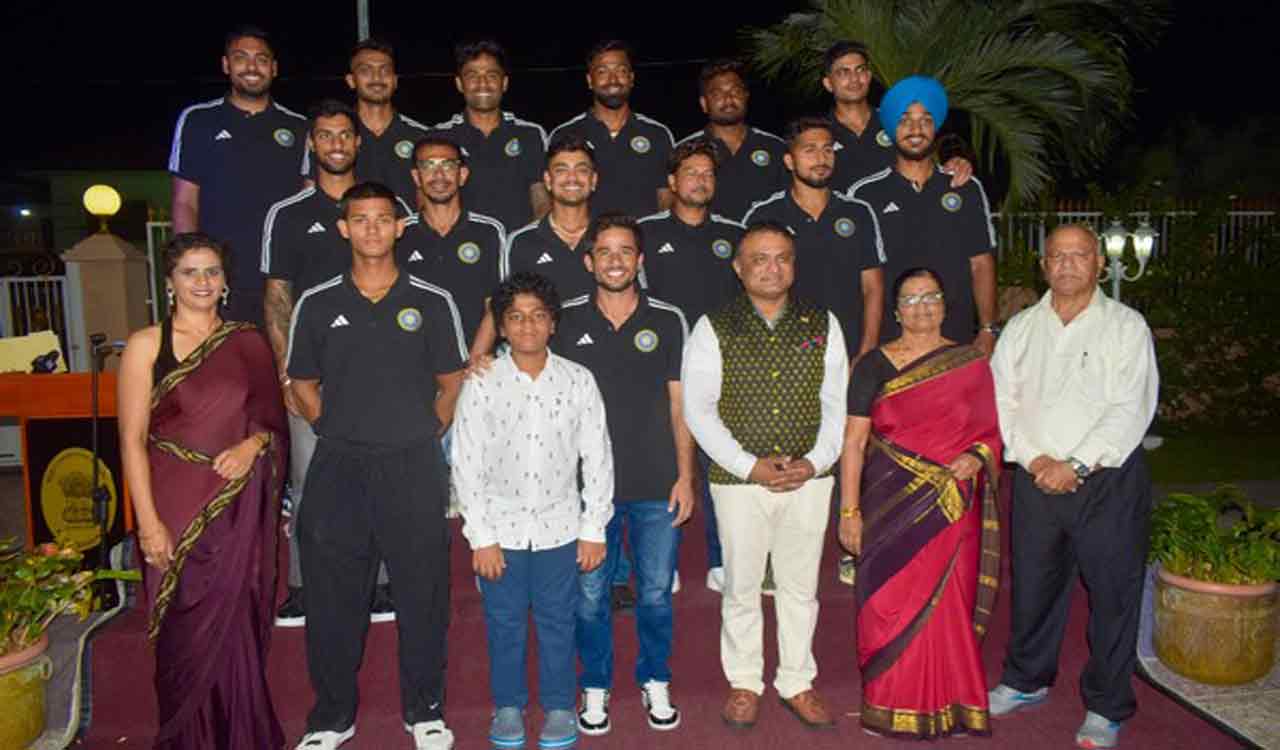 Indian High Commission hosts Men in Blue ahead of 2nd T20I against West Indies in Guyana