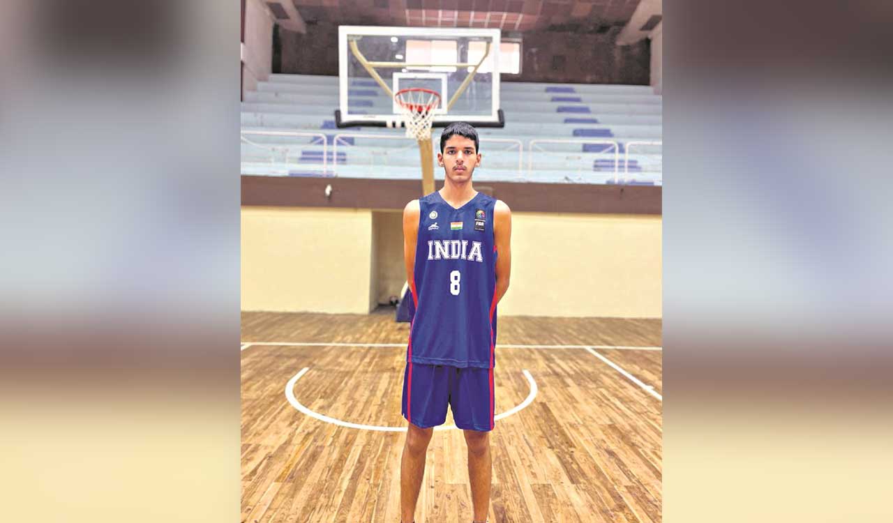 Basketball: Hyderabad’s Aryan Sharma selected for Indian U-16 team at SABA qualifiers