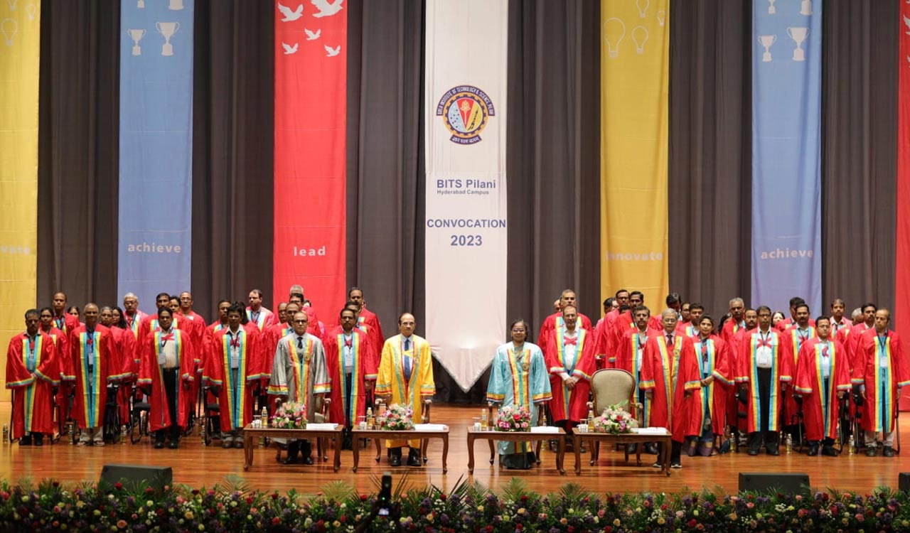 Hyderabad: BITS Pilani holds convocation ceremony; 1,372 candidates awarded degrees
