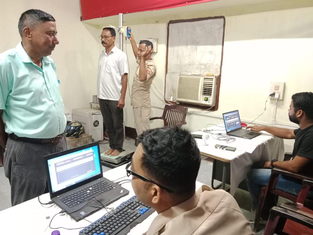 BMI test for Assam police personnel begins