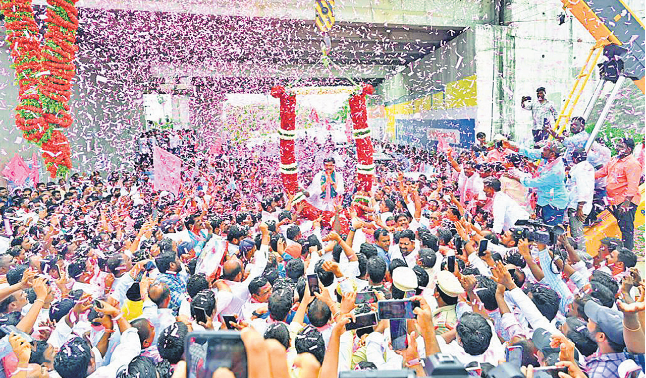 As rivals scout for candidates, BRS hits campaign trail