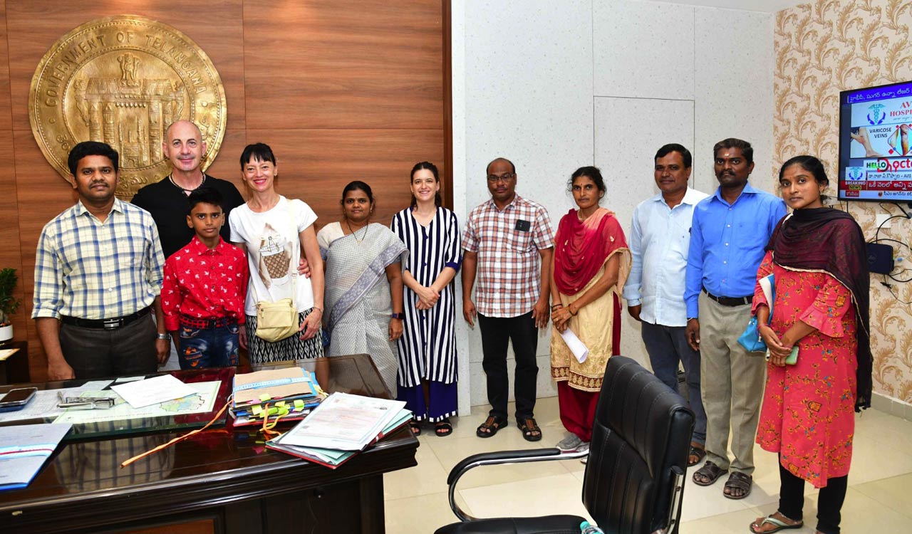 Italian couple adopts 10-year-old boy from Karimnagar