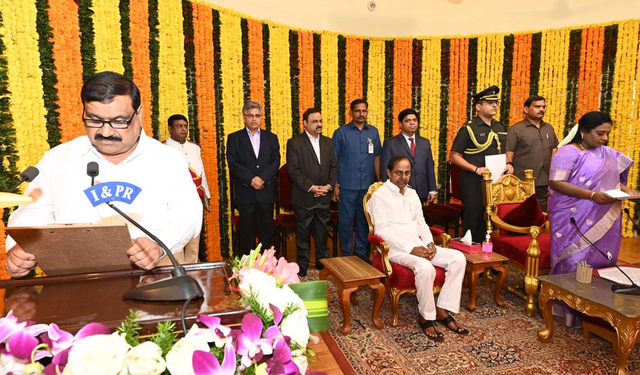 MLC Patnam Mahender Reddy inducted into Telangana Cabinet