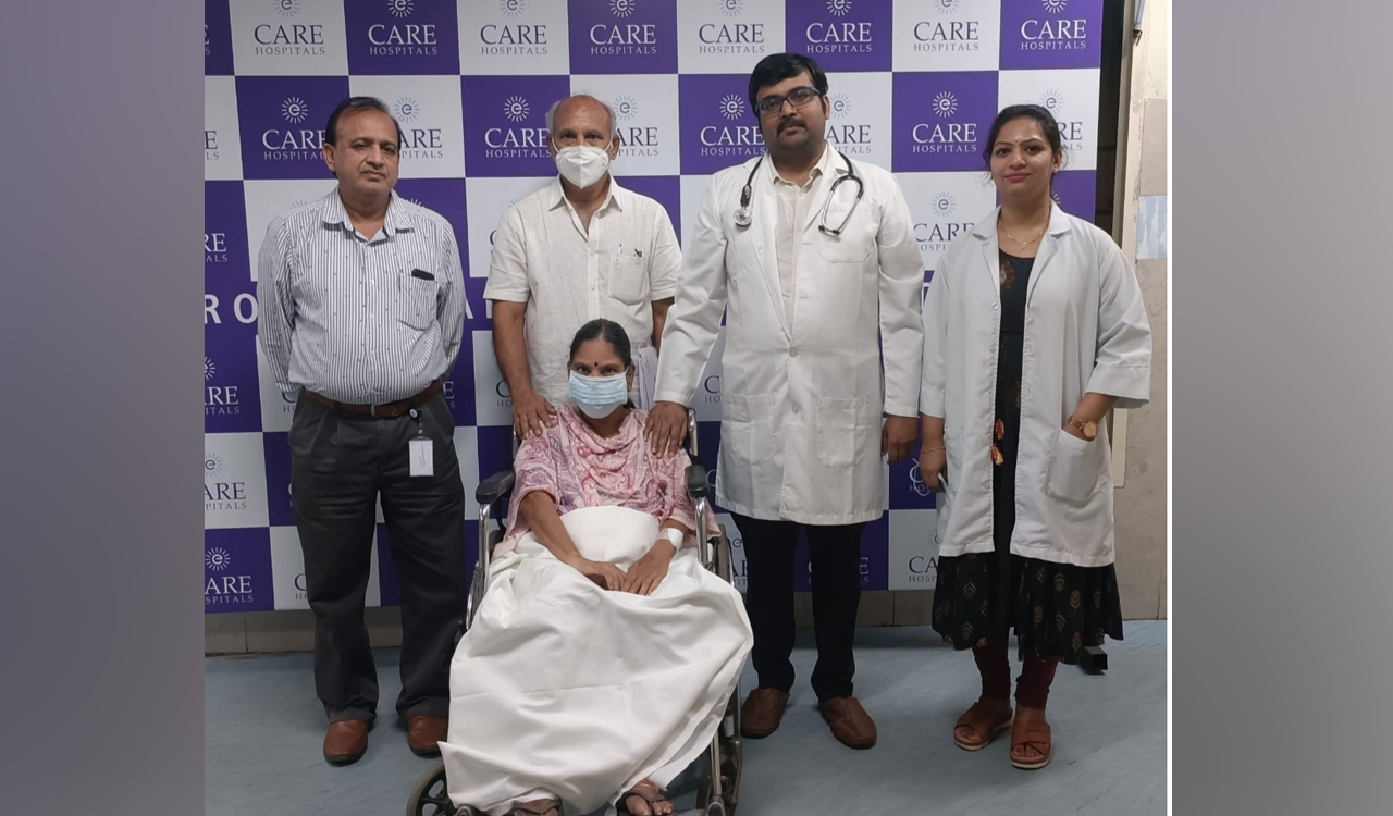 Vascular surgery at Care Hospitals achieves success in treating 57-year-old woman