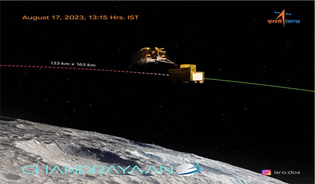 Chandrayaan-3 Achieves Milestone: Lander successfully separates from propulsion module