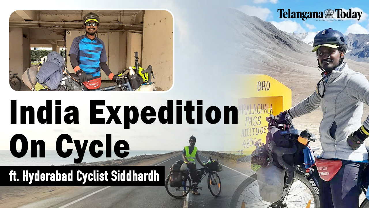 Hyderabad Cyclist Siddhardh’s India Expedition Is Adventurous | Siddhardh’s India Trip On Cycle