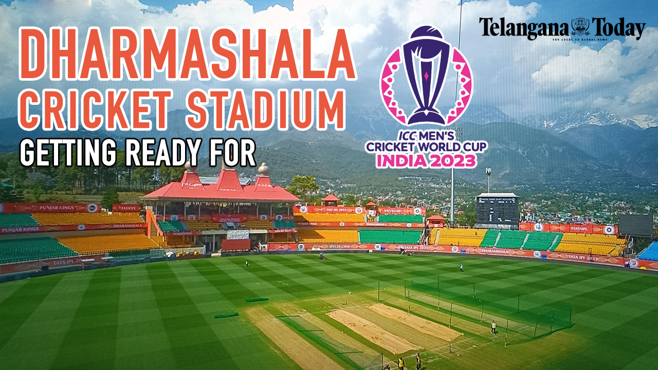 Dharamshala Cricket Stadium Is Getting Ready For ICC World Cup 2023 | Himachal Pradesh