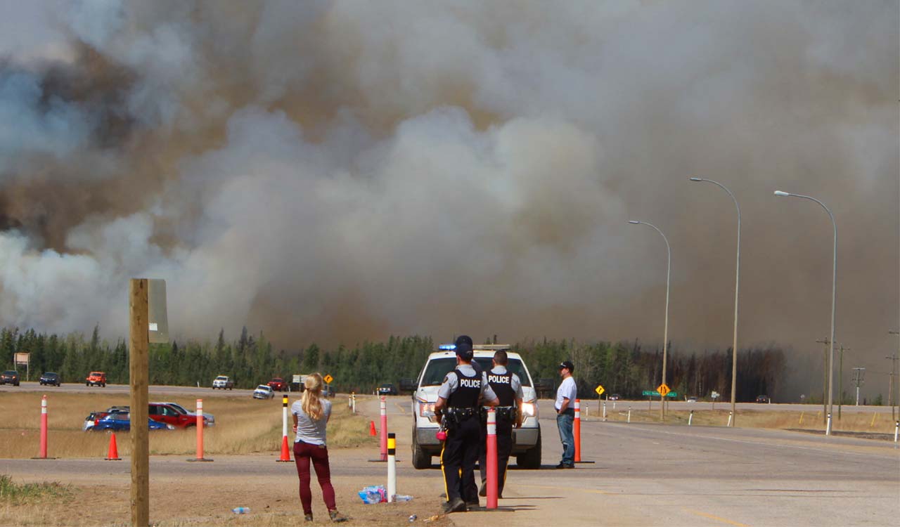 Evacuees from Canadian wildfires denied boarding due to full flights