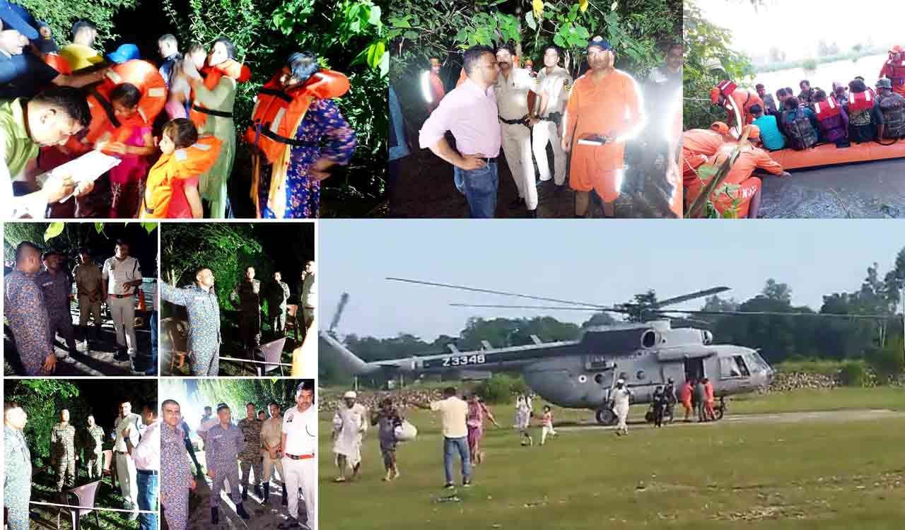 Extensive flooding hits hundreds of villages in Punjab, Himachal; Evacuation initiated