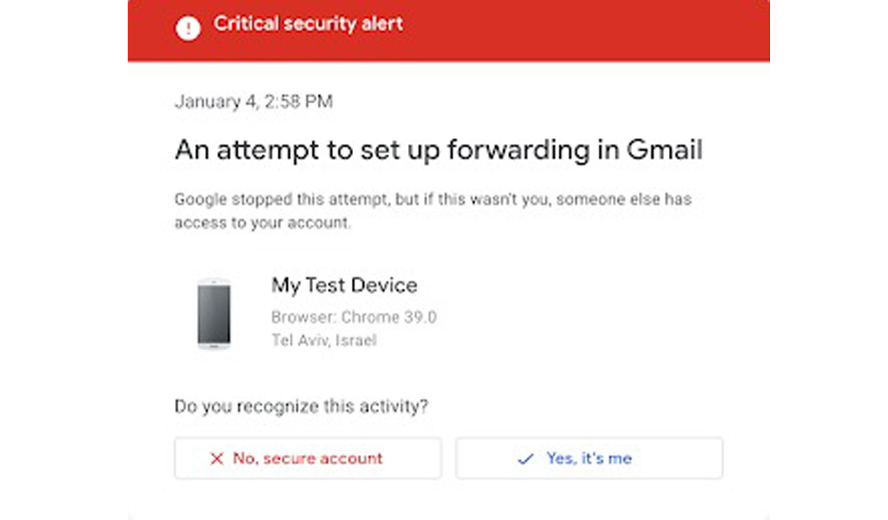 Gmail implements verification for adding new forwarding addresses