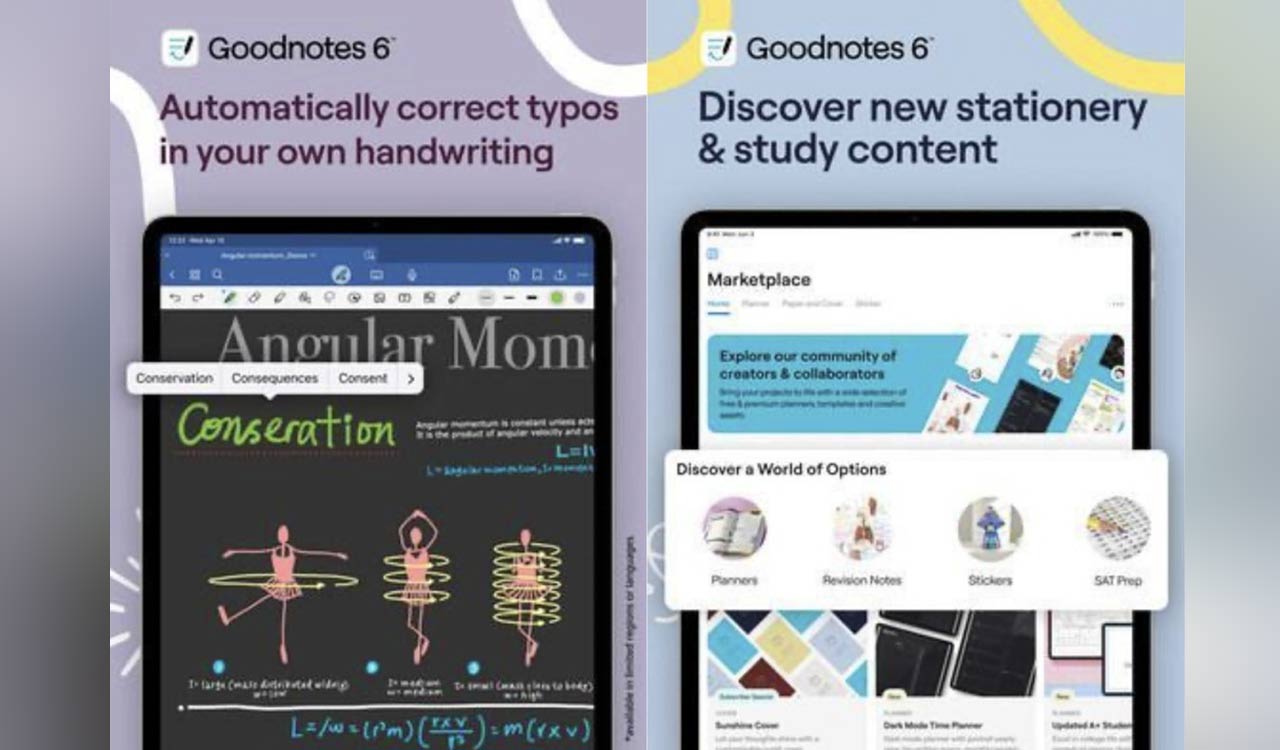Goodnotes 6, note-taking app debuts on Apple platforms-Telangana Today