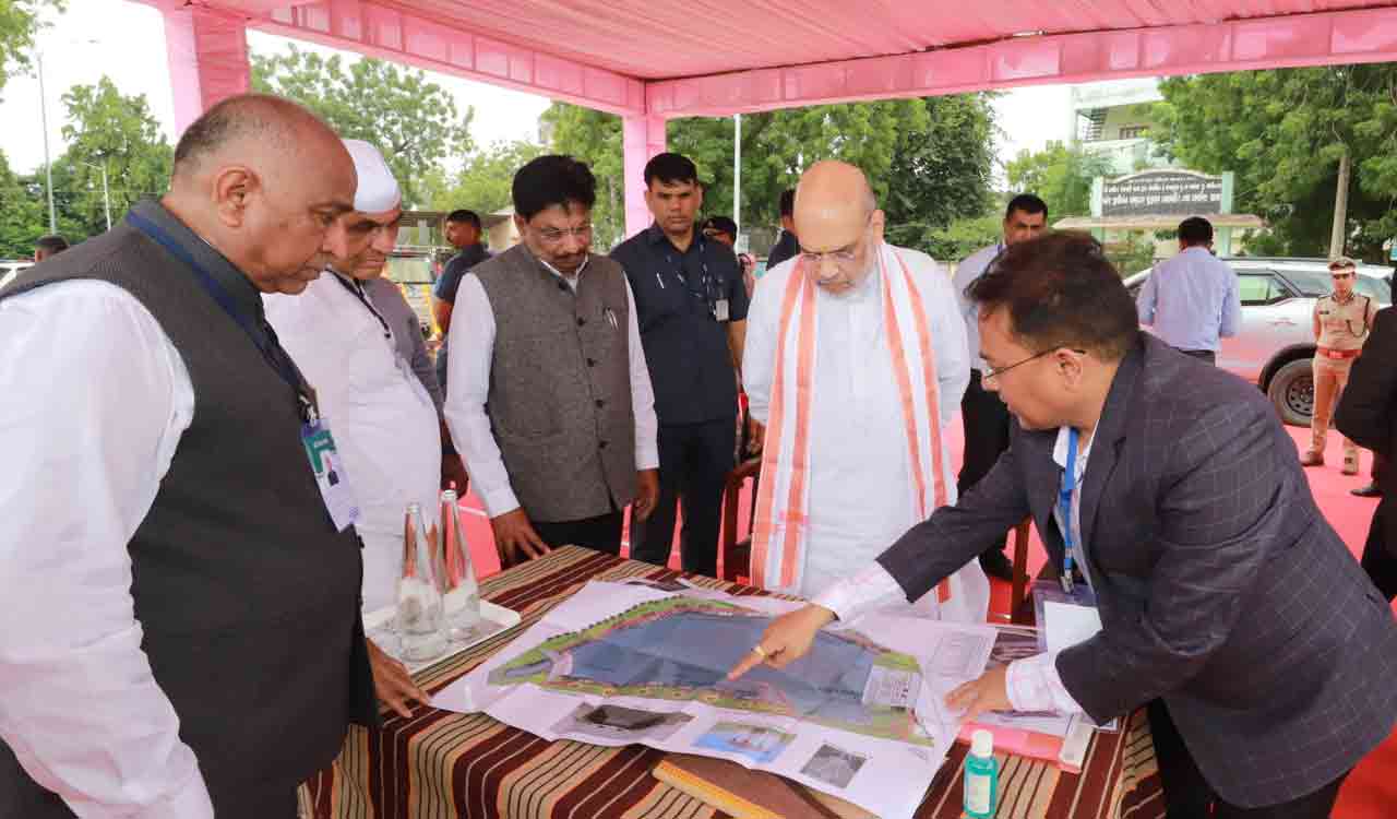 Inauguration of multiple projects in Gujarat by Amit Shah