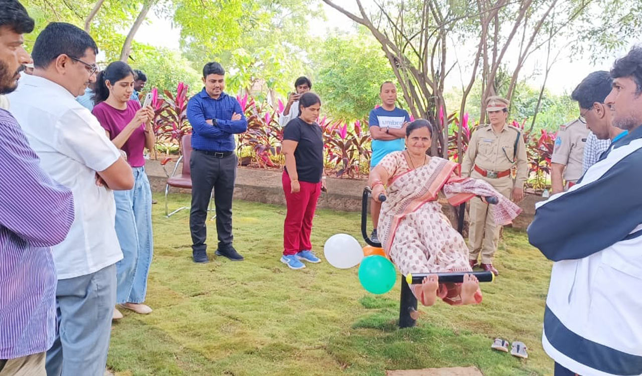 Hyderabad: Exclusive gym for senior citizens set up at Botanical Gardens