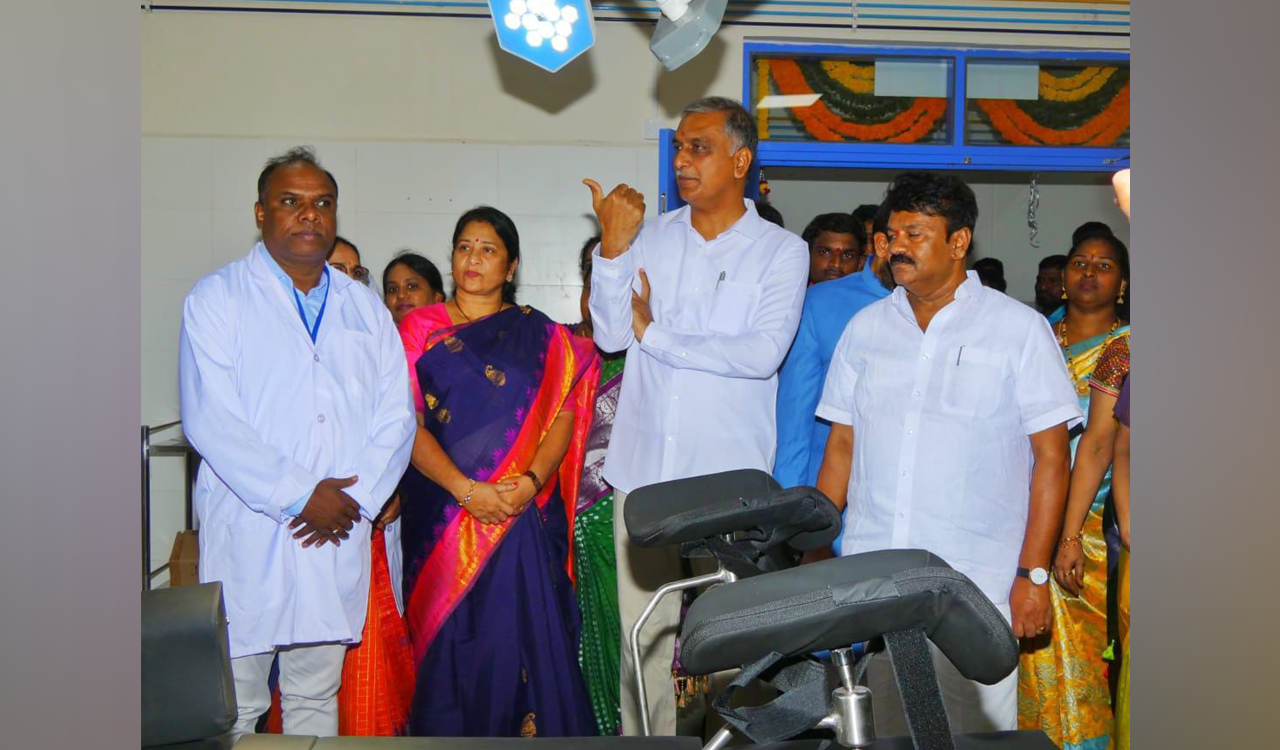 Harish Rao inaugurates state-of-the-art Mother and Child Health hospital