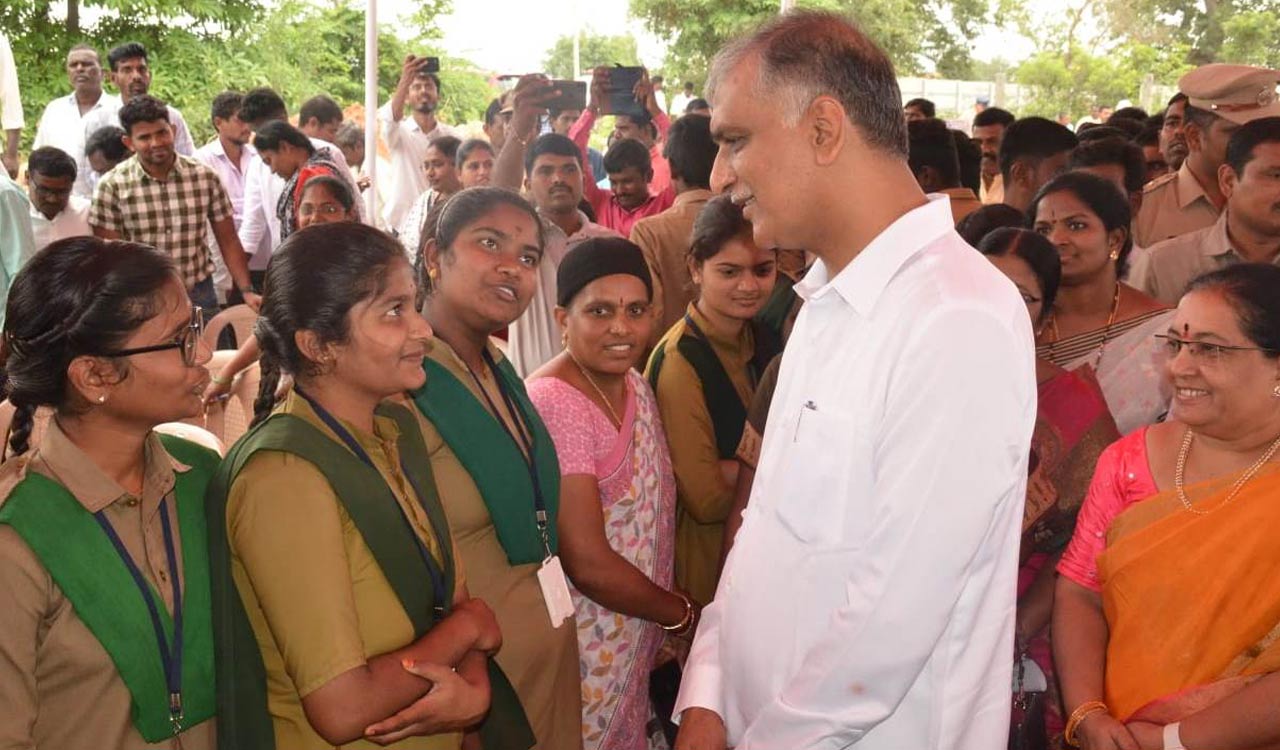 Fifty percent of residential educational institutes for women, says Harish Rao