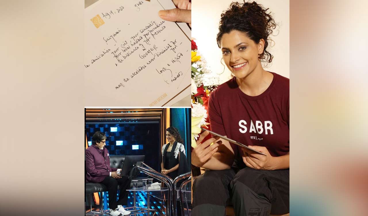 Heartfelt appreciation letter from Big B to Saiyami Kher for her performance