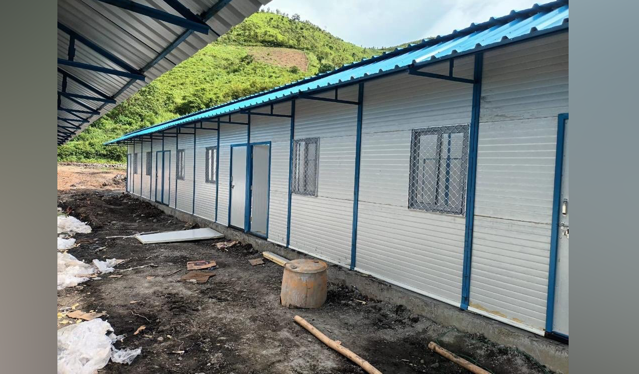 Manipur govt to hand over prefabricated temporary homes to displaced people
