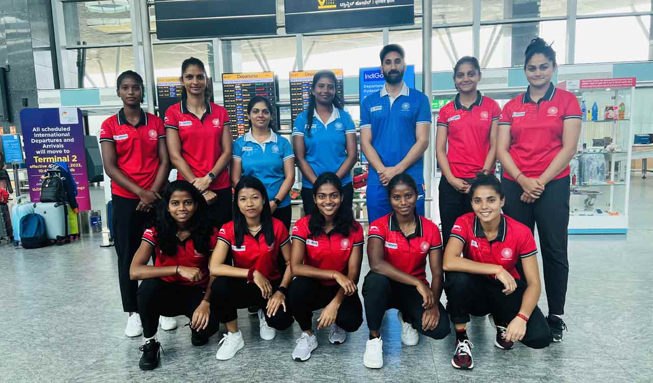 Indian women’s Hockey team departs for Asian Hockey 5s World Cup Qualifier