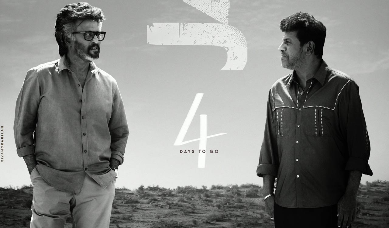 Rajnikanth, Shiva Rajkumar look intense in new poster of ‘Jailer’