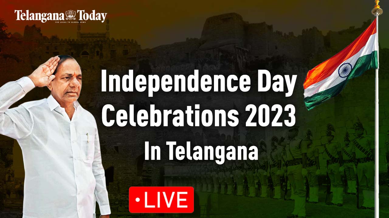 Independence Day Celebrations In Telangana | CM KCR At Golconda Fort | Telangana Today