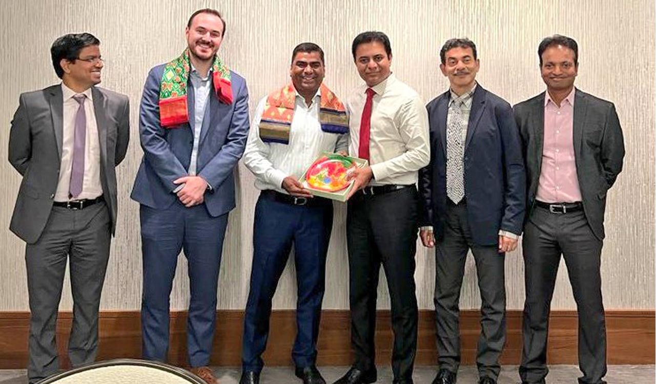 KTR welcomes o9 solutions to Hyderabad