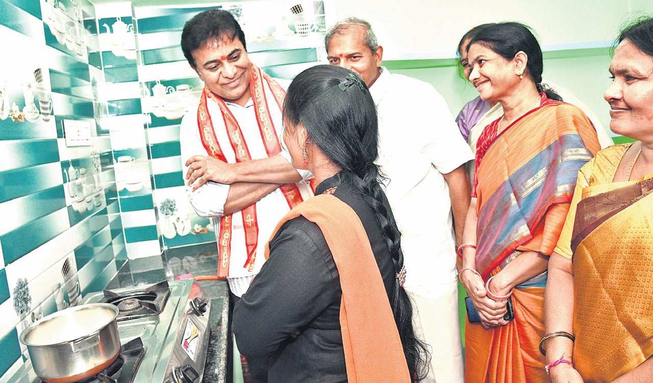 KTR wants homes for all in Sircilla