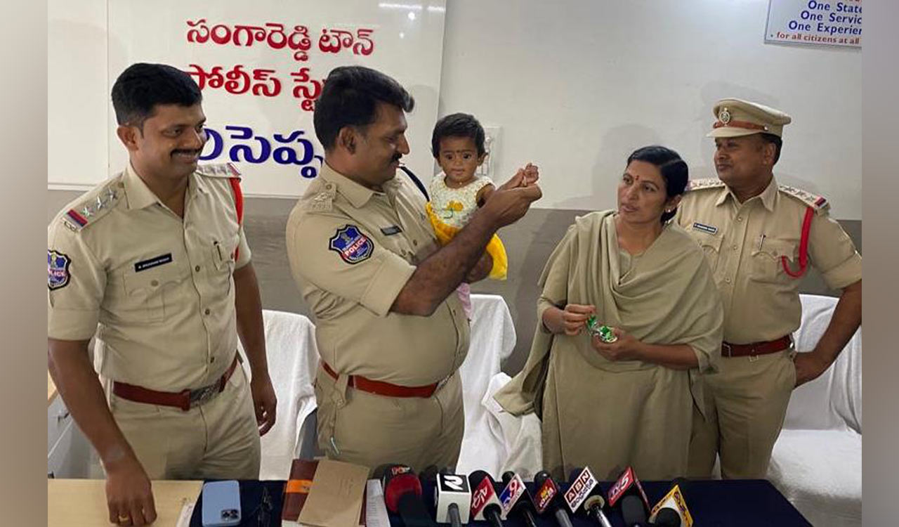 Sangareddy police rescue six-month-old kidnapped child in less than 48 hrs