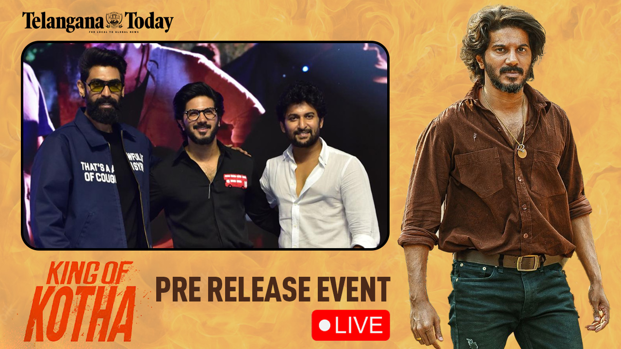 King of Kotha Pre-Release Event | Dulquer Salmaan | Aishwarya Lekshmi | Rana Daggubati | Nani